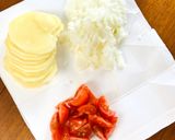 時短簡単♪ポテトと挽肉の重ね焼き作り方1写真