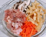 御馳走とりごぼう炊き込み御飯作り方2写真