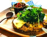 時短簡単♪ポテトと挽肉の重ね焼き作り方7写真