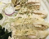 鶏むね肉の丸煮●オリーブ油＆レモンドレ作り方3写真