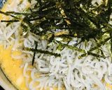 しらすかけ丼●たまご&とろろごはんの上に作り方4写真