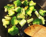 ブロッコリーと出汁がら昆布のゴマ醤油炒め作り方5写真