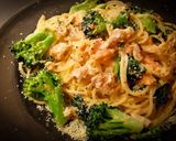 プロ直伝！鮭とブロッコリークリームパスタ作り方7写真