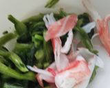 蕪の葉の酢の物作り方4写真