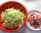みんな大好き♡居酒屋風とん平焼き♬作り方1写真