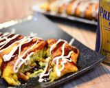 みんな大好き♡居酒屋風とん平焼き♬作り方6写真