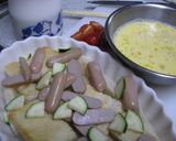 パンでキッシュ風作り方1写真