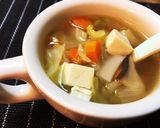 簡単!こくうま☆豆腐入りコンソメスープ作り方4写真