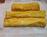恵方巻き用の長めの卵焼き作り方3写真