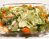 レンジで簡単！人参とレタスの温サラダ風！作り方5写真