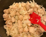 簡単　チキンのクリーム煮シュクメルリ風作り方2写真