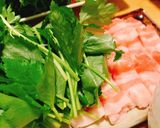 葉っぱたくさん。豆苗香り鍋。作り方5写真