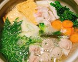 葉っぱたくさん。豆苗香り鍋。作り方7写真