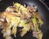 豚バラ肉と白菜の塩麹味噌だれ炒め作り方8写真