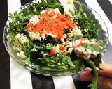 水切り不要　マッシュ豆腐と生春菊のサラダ作り方6写真