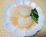作り置き☆ほくほく大根の明太子あんかけ作り方5写真