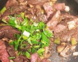低温調理/ミスジステーキ肉オイスター炒め作り方9写真