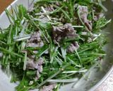 牛しゃぶと水菜のさっぱりサラダ作り方6写真