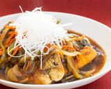 ☆簡単☆千切り野菜の鯖黒酢あんかけ作り方8写真