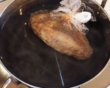 鶏ハムのにんにく醤油仕立て作り方5写真