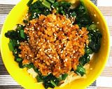 2食分　ほうれん草と大根入り　鶏そぼろ丼作り方5写真