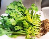 菊菜(春菊)のナムル作り方1写真