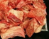 牛スジ肉の下処理作り方1写真