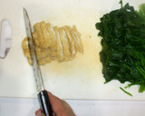 油揚げとほうれん草あえもの♪簡単作り方8写真