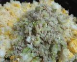 薬味たっぷり！最強ミンチチャーハン♪作り方6写真