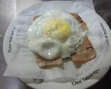 ハムエッグ丼作り方5写真