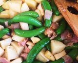 スナップえんどうとポテトの炒め物♪作り方8写真
