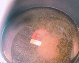 水菜と海老のふわふわ卵和風スープ作り方3写真