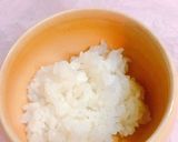 水菜と海老のふわふわ卵雑炊風作り方2写真