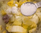 砂ずりと白菜のスープ作り方4写真