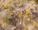 砂ずりと白菜のスープ作り方5写真