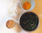 サバ缶で簡単♡ネギチャーハン作り方1写真