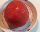 トマトだけサラダ オリーブオイルで作り方1写真