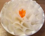 お鍋の具材にプラス＊華やかなスライス大根作り方5写真