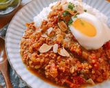 レンジで簡単！トマトキーマカレー作り方4写真