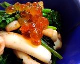 イカとほうれん草のバター醤油いため作り方4写真