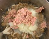 簡単白菜とツナときのこのみぞれ煮作り方2写真
