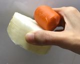 ピーラー大根と人参のサラダ 生春菊添え作り方1写真