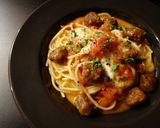 プロ直伝！ミートボールのチーズパスタ作り方7写真
