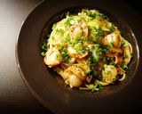 プロ直伝!ホタテと長ねぎバター醤油パスタ作り方7写真
