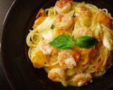 プロ直伝！エビのイエロートマトパスタ作り方9写真