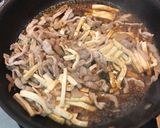 細切り豆腐と豚肉のごま油炒め作り方6写真