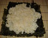 韓国土産レシピ☆キムチ納豆の岩海苔巻き☆作り方2写真