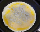 たまご焼き しらす 青のり入り作り方2写真