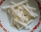 ごぼうのきんぴらリメイク！大根とクルミで作り方1写真