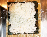 恵方巻☆サーモンだけの子供用巻き寿司作り方1写真